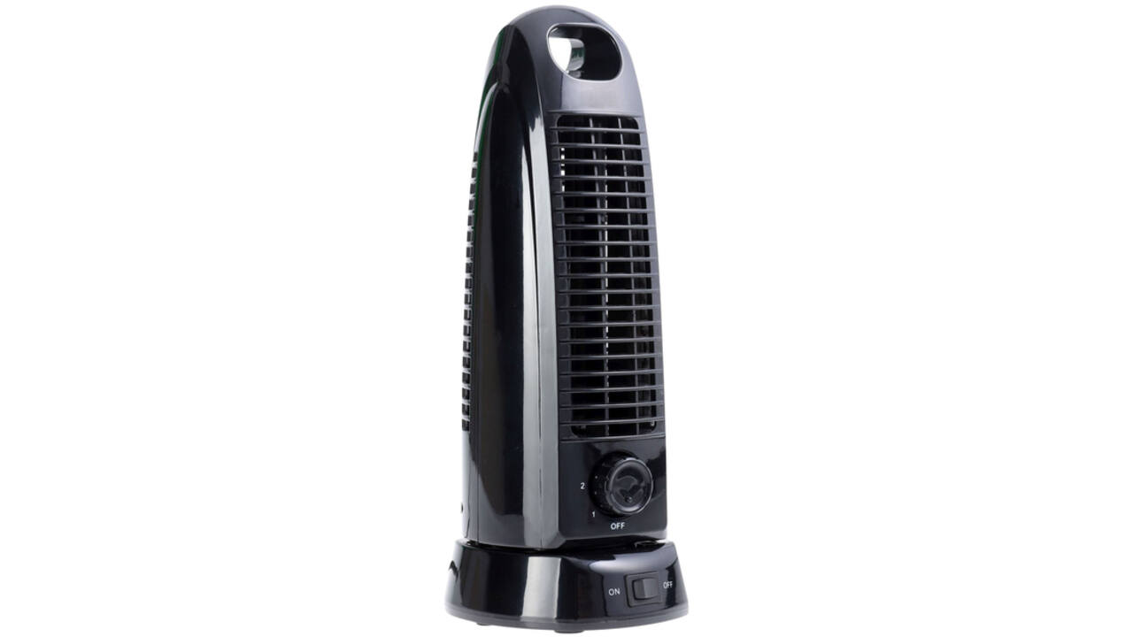 Kolomventilator OPUS 2 mini draaibaar zwart