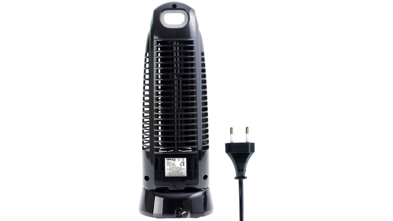 Kolomventilator OPUS 2 mini draaibaar zwart