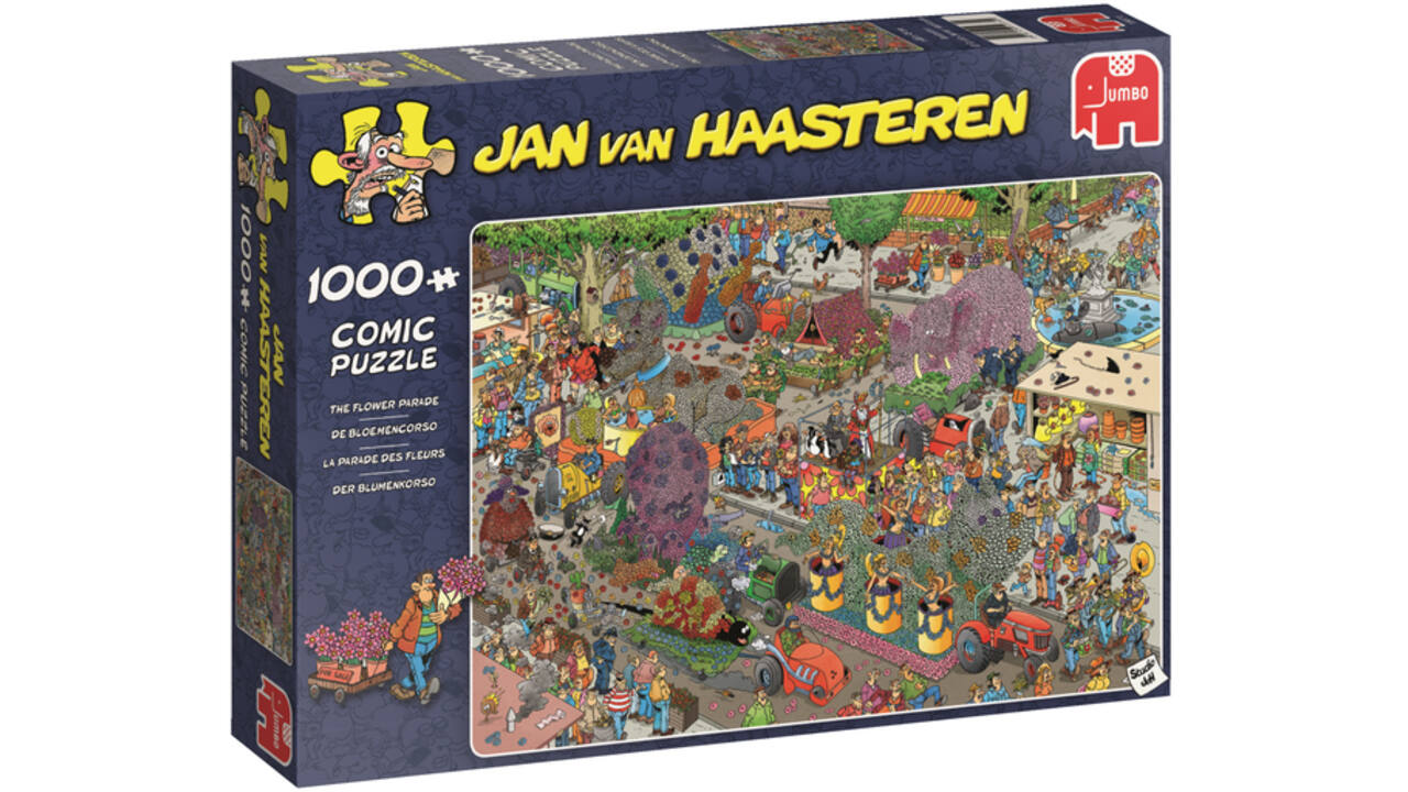 Puzzel Jan van Haasteren De Bloemencorso 1000 stukjes