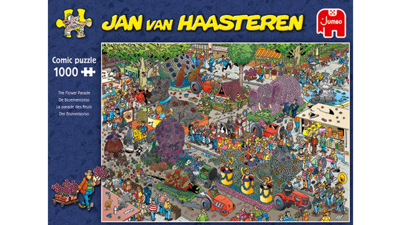 Puzzel Jan van Haasteren De Bloemencorso 1000 stukjes