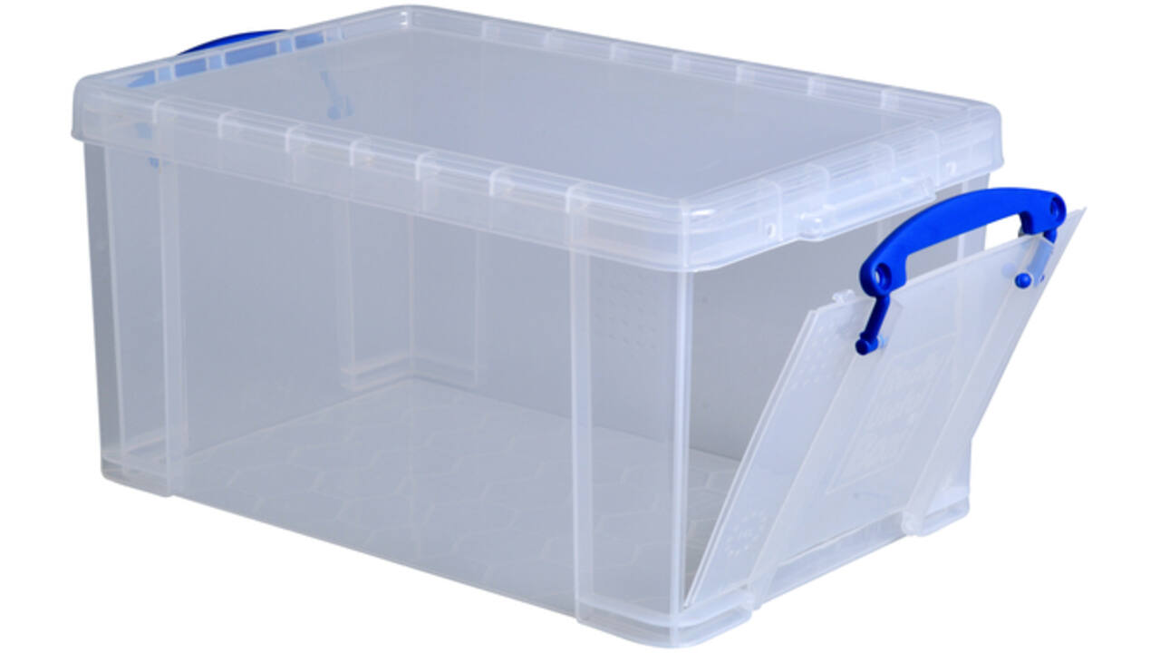 Opbergbox Really Useful 14 liter 395x255x210mm transparant wit