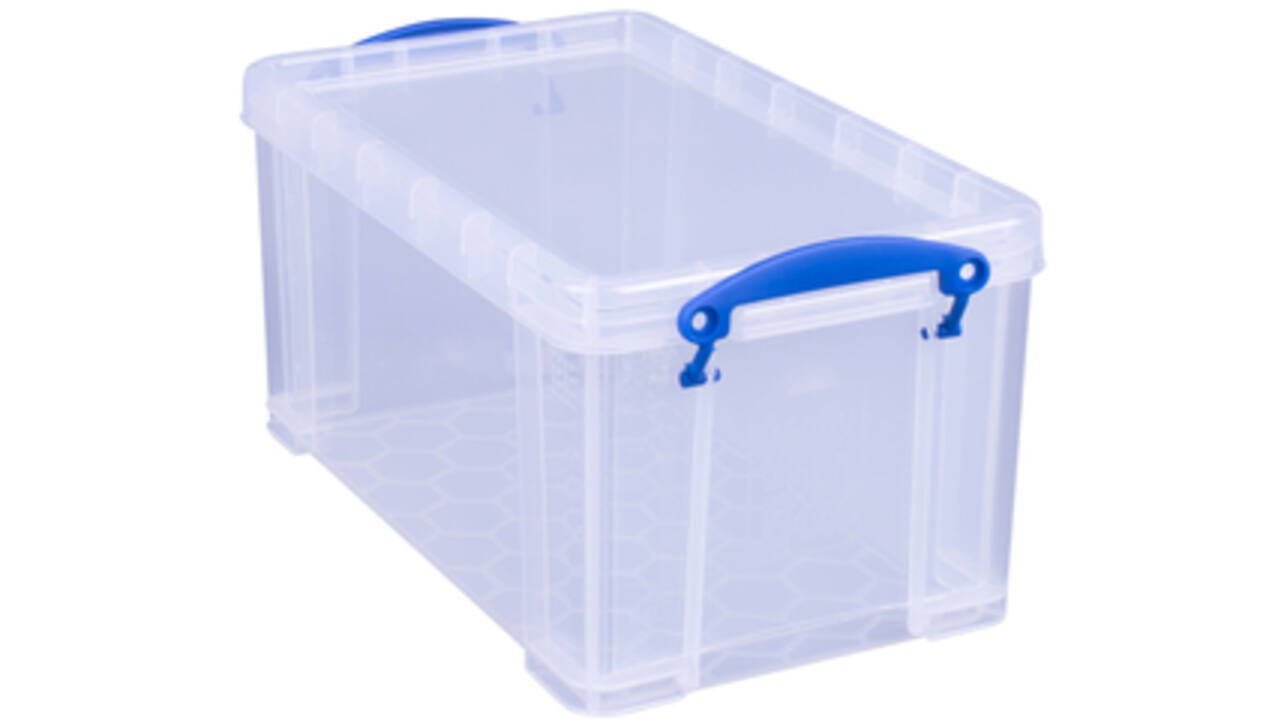 Opbergbox Really Useful 8 liter 340x200x175mm transparant wit