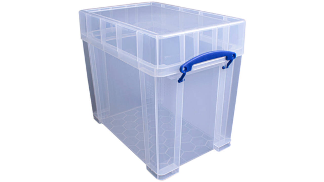 Opbergbox Really Useful 19 liter 395x255x330mm transparant wit