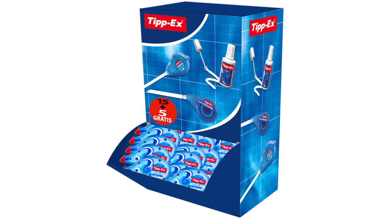 Correctieroller Tipp-ex pocket mouse 4.2mmx10m valuepack à 15+5 gratis