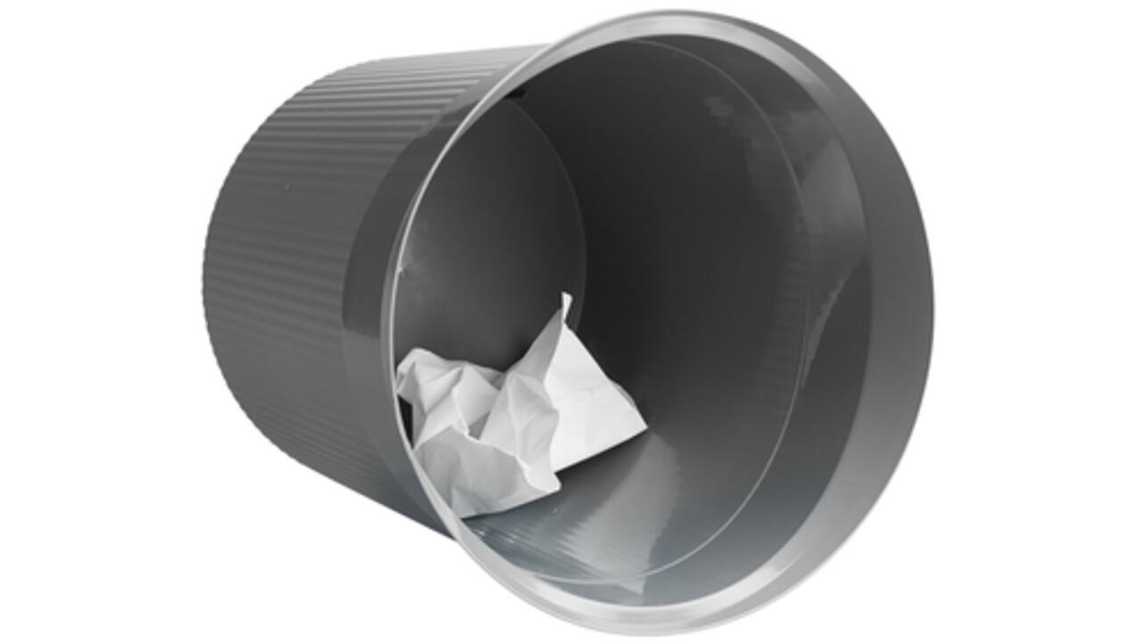 Papierbak Han Re-LOOP 13 liter rond grijs