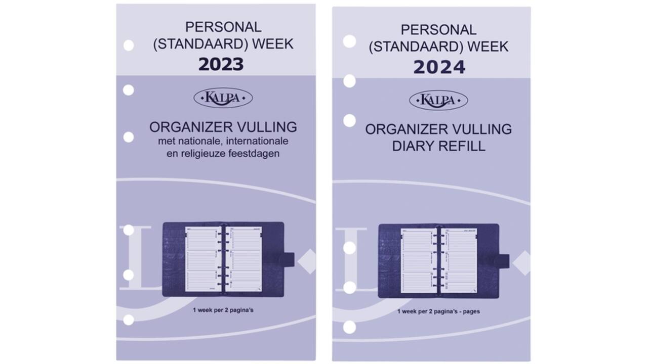 Agendavulling 2024-2025 Kalpa Personal 7dagen/2pagina's