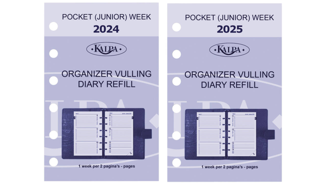 Agendavulling 2024-2025 Kalpa Pocket 7dagen/2pagina's