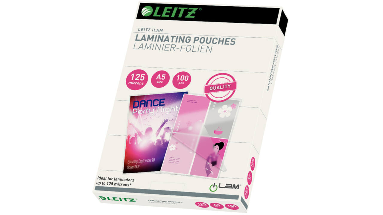 Lamineerhoes Leitz iLAM A5 2x125micron EVA 100stuks