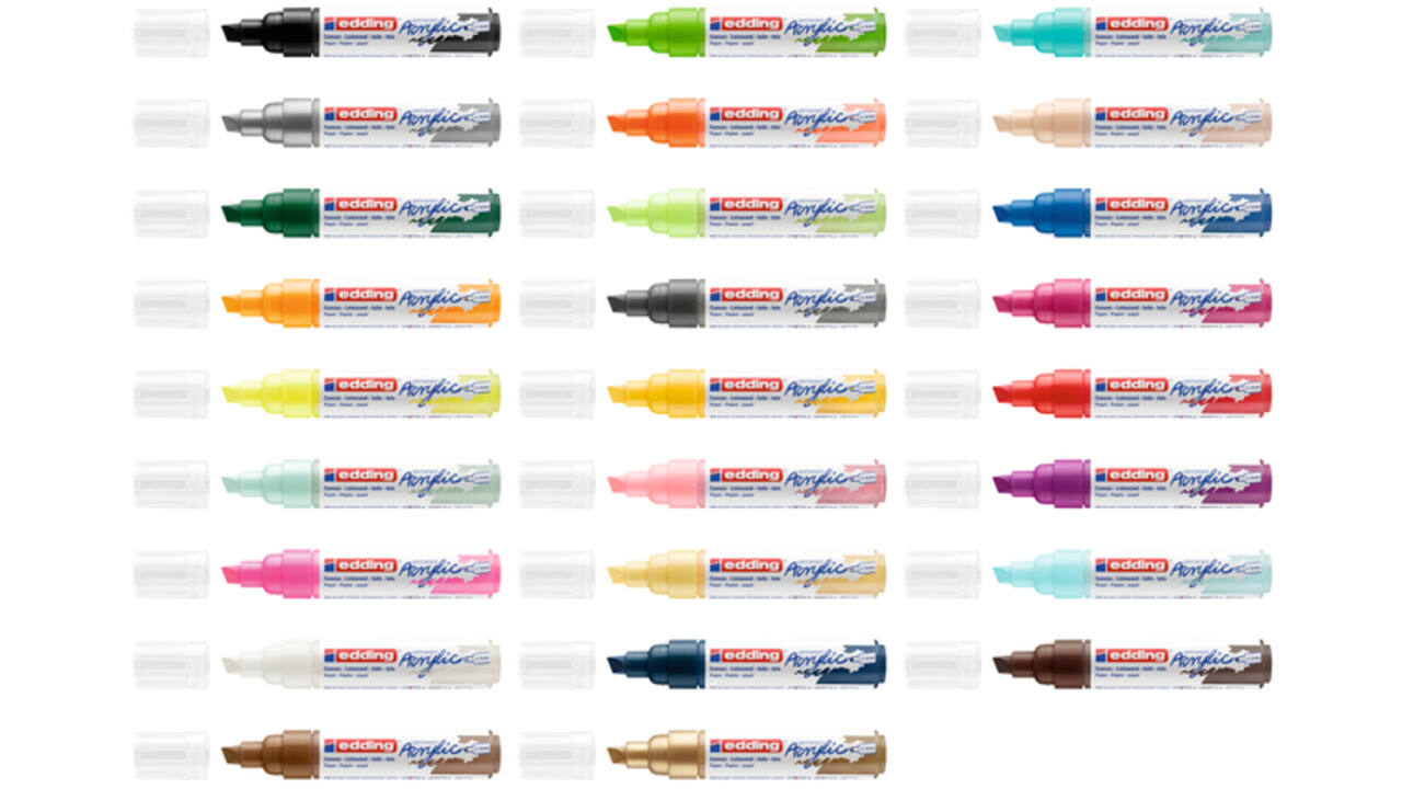 Acrylmarker edding e-5000 breed elegant nachtblauw