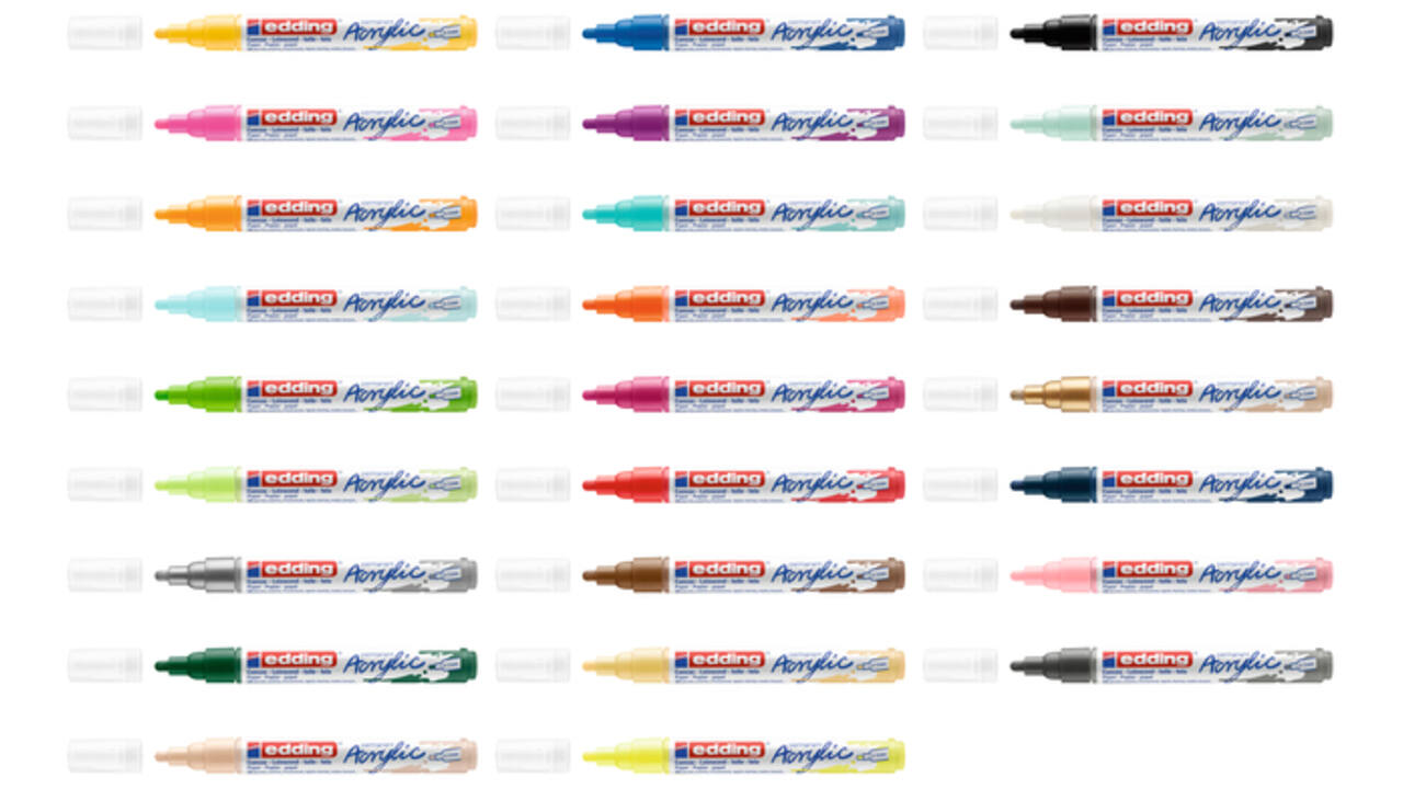 Acrylmarker edding e-5100 medium antraciet