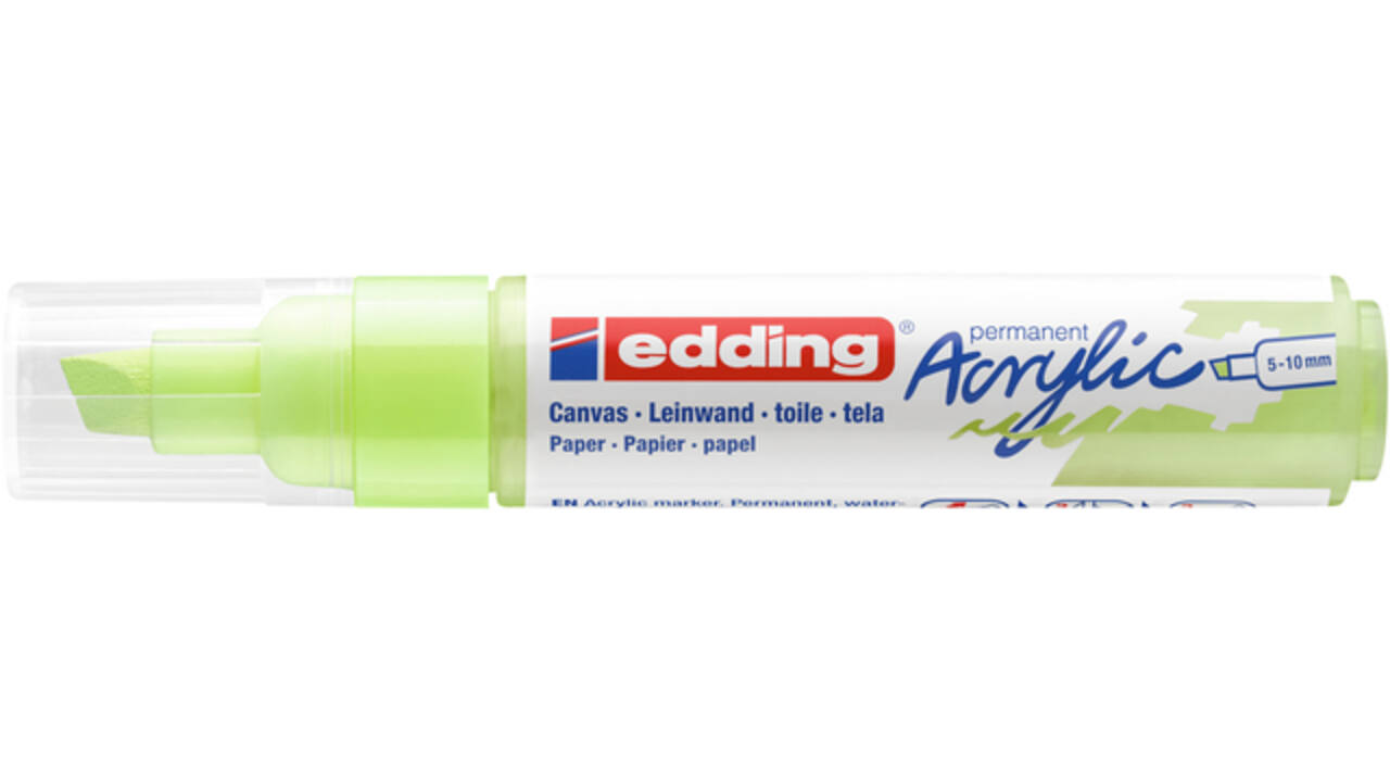 Acrylmarker edding e-5000 breed pastel groen