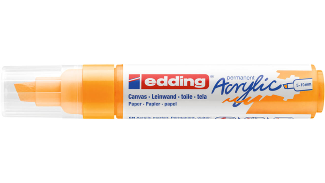 Acrylmarker edding e-5000 breed zonnegeel