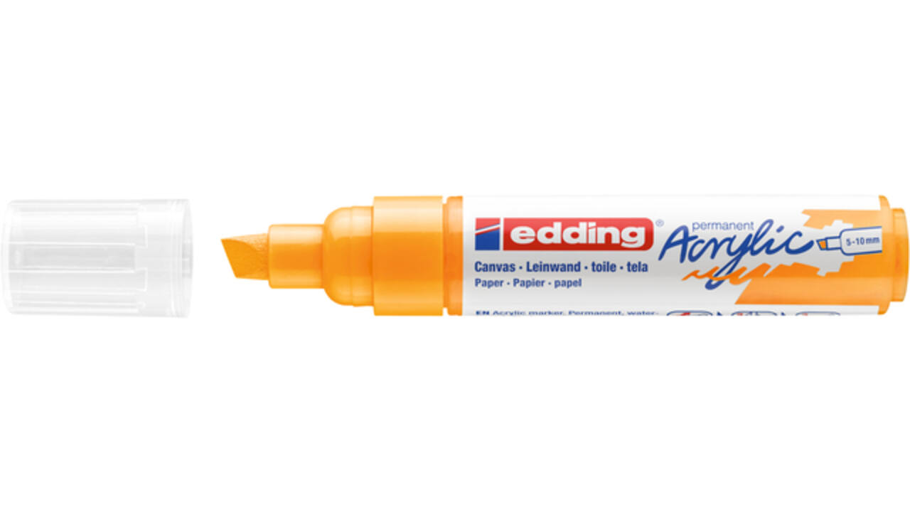 Acrylmarker edding e-5000 breed zonnegeel