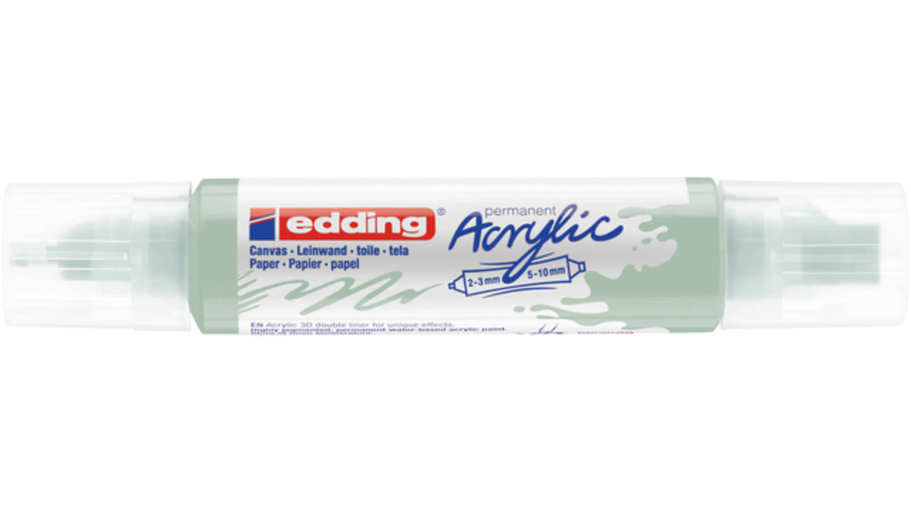 Acrylmarker edding e-5400 3D double liner zacht mint