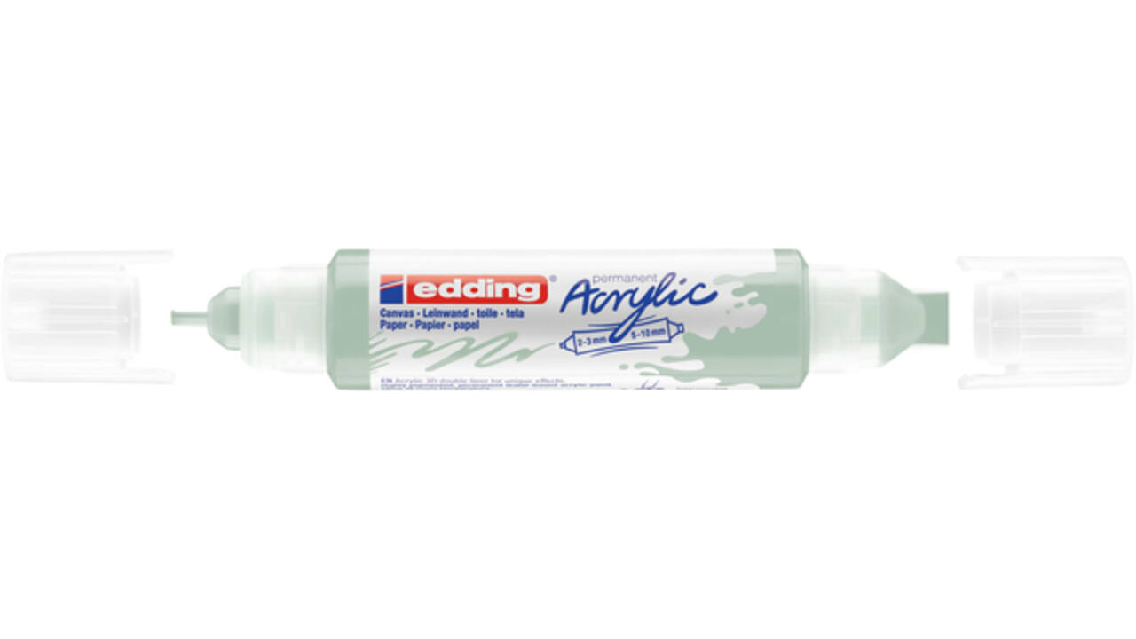 Acrylmarker edding e-5400 3D double liner zacht mint