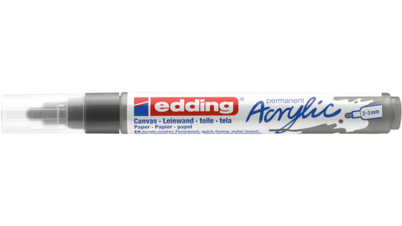 Acrylmarker edding e-5100 medium antraciet