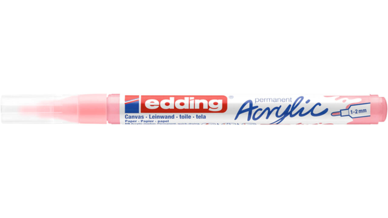 Acrylmarker edding e-5300 fijn stijlvol mauve