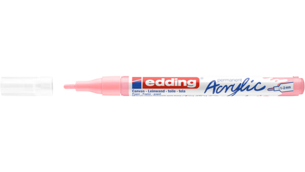 Acrylmarker edding e-5300 fijn stijlvol mauve
