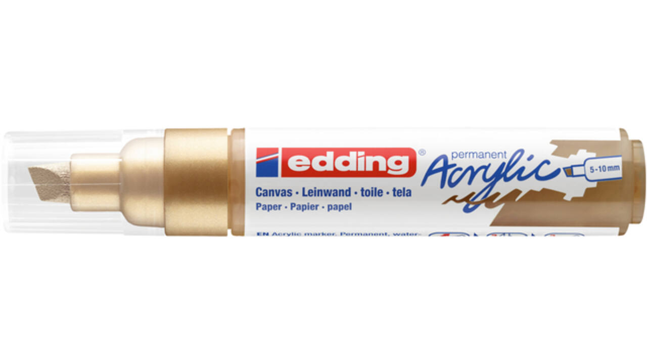 Acrylmarker edding e-5000 breed rijkgoud