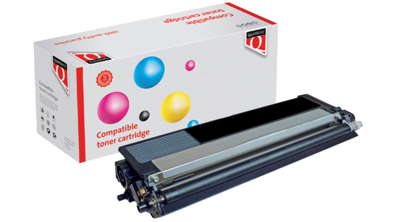 Toner Quantore alternatief tbv Brother TN-320BK zwart