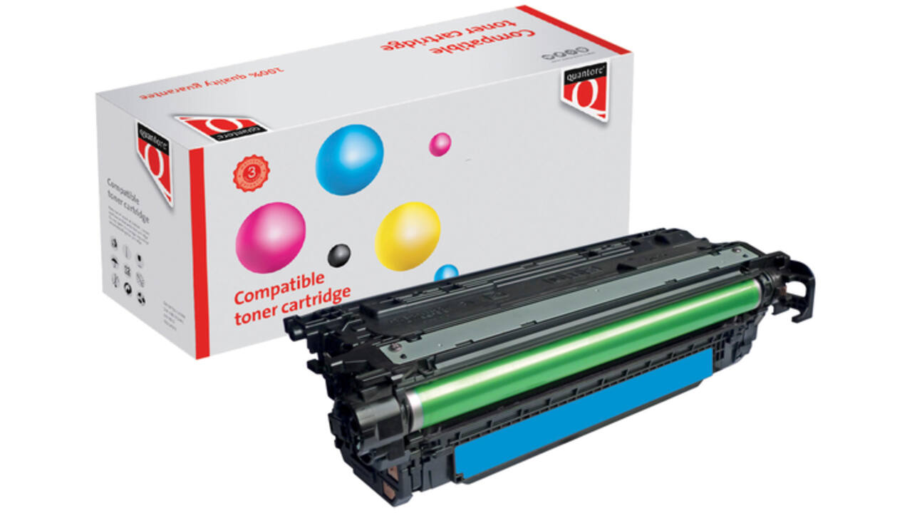 Tonercartridge Quantore alternatief tbv HP 646A CF031A blauw