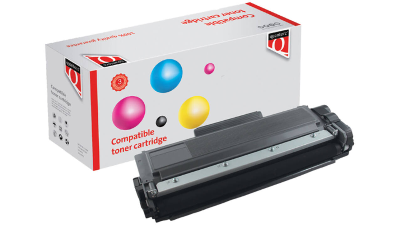 Tonercartridge Quantore alternatief tbv Brother TN-2410 zwart
