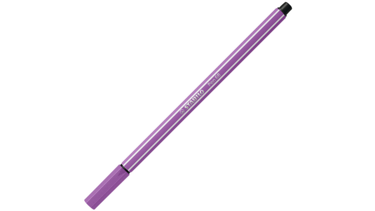 Viltstift STABILO Pen 68/60 medium vergrijsd violet