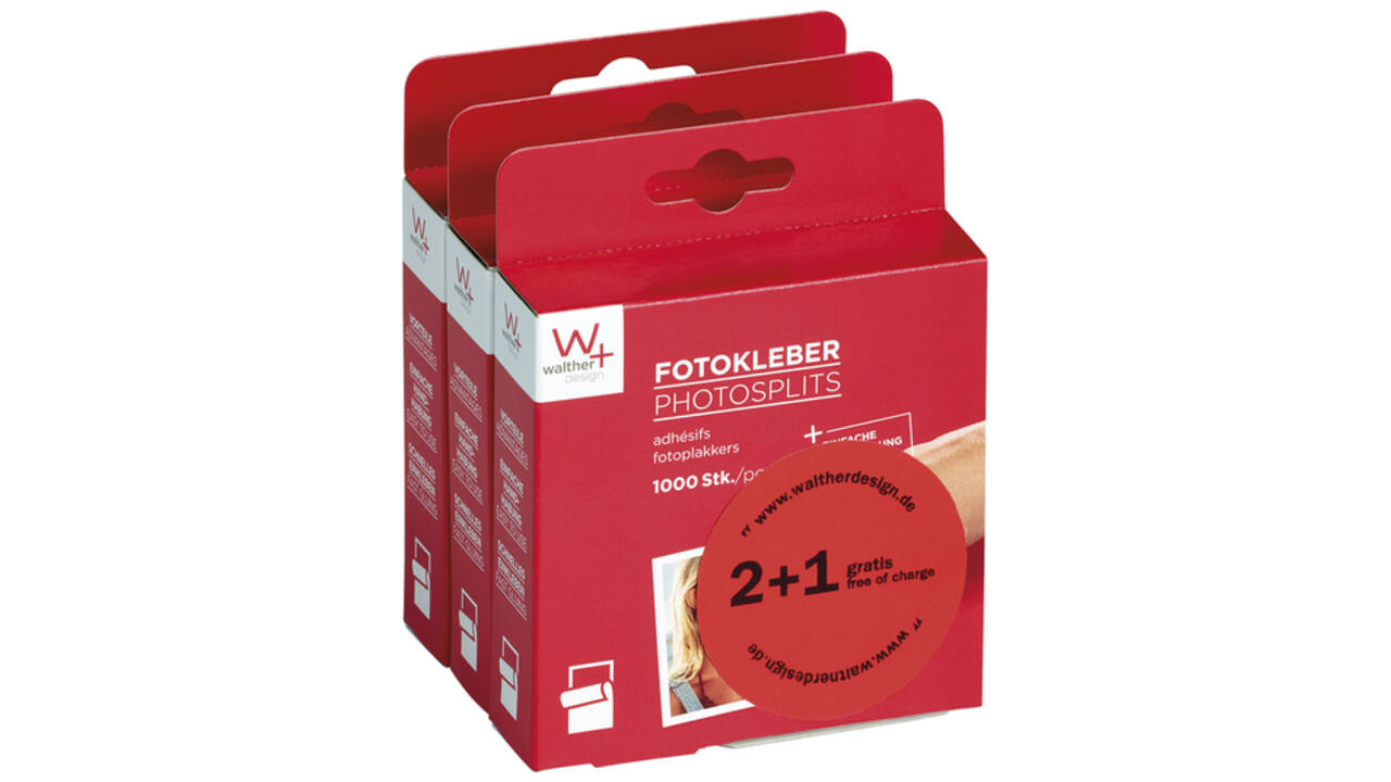 Fototape walther design 10x12mm 3x1000 stuks