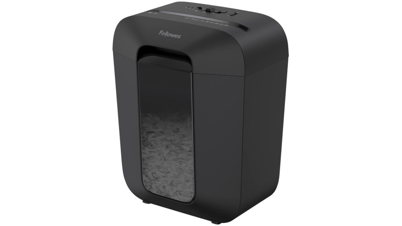 Papiervernietiger Fellowes Powershred LX45 snippers 4x37mm zwart