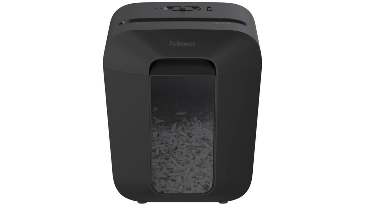 Papiervernietiger Fellowes Powershred LX45 snippers 4x37mm zwart