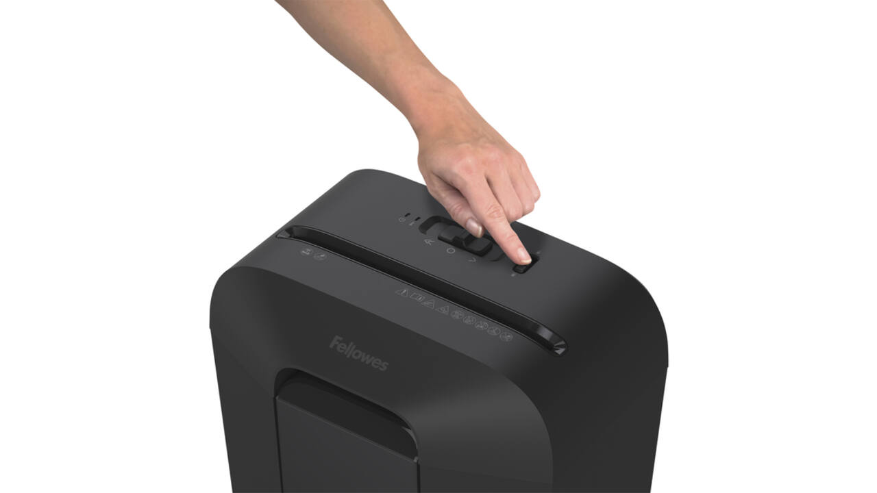 Papiervernietiger Fellowes Powershred LX45 snippers 4x37mm zwart