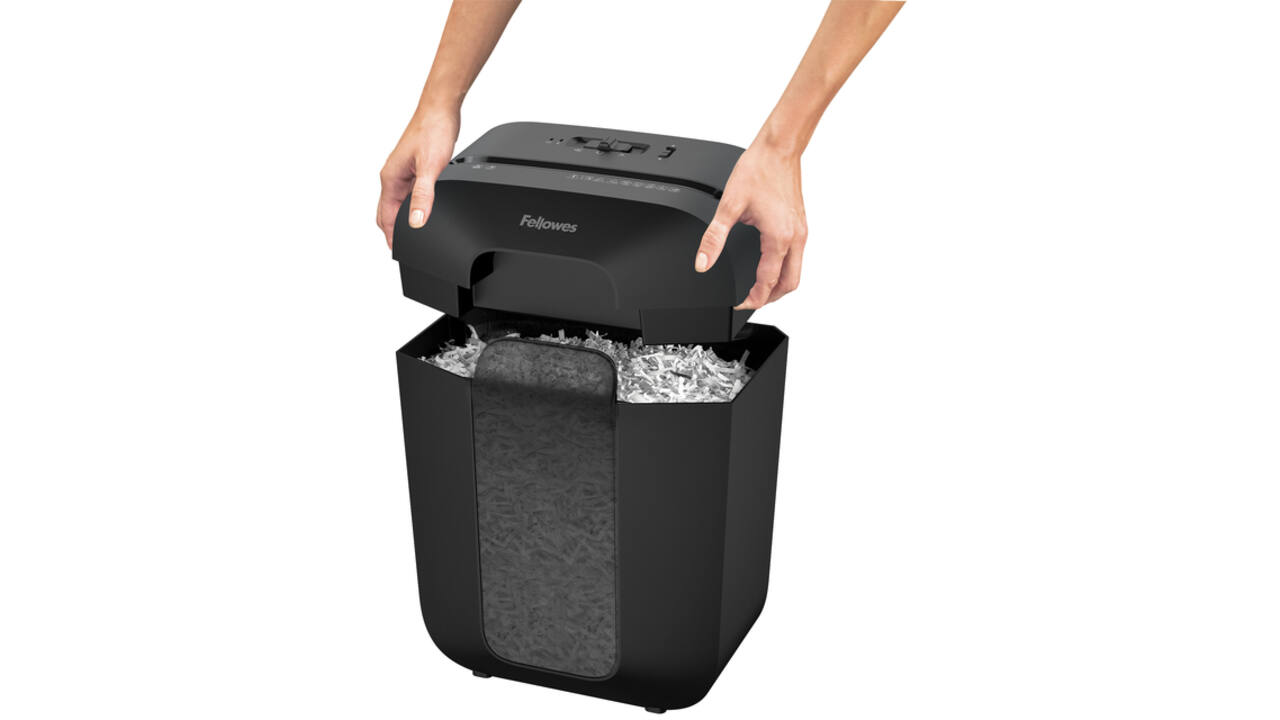 Papiervernietiger Fellowes Powershred LX45 snippers 4x37mm zwart