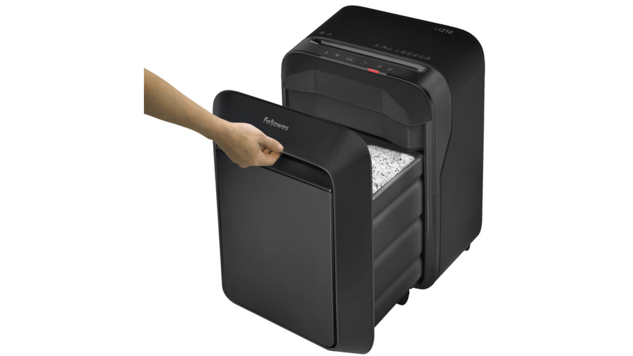 Papiervernietiger Fellowes Powershred LX210 snippers 4x12mm zwart