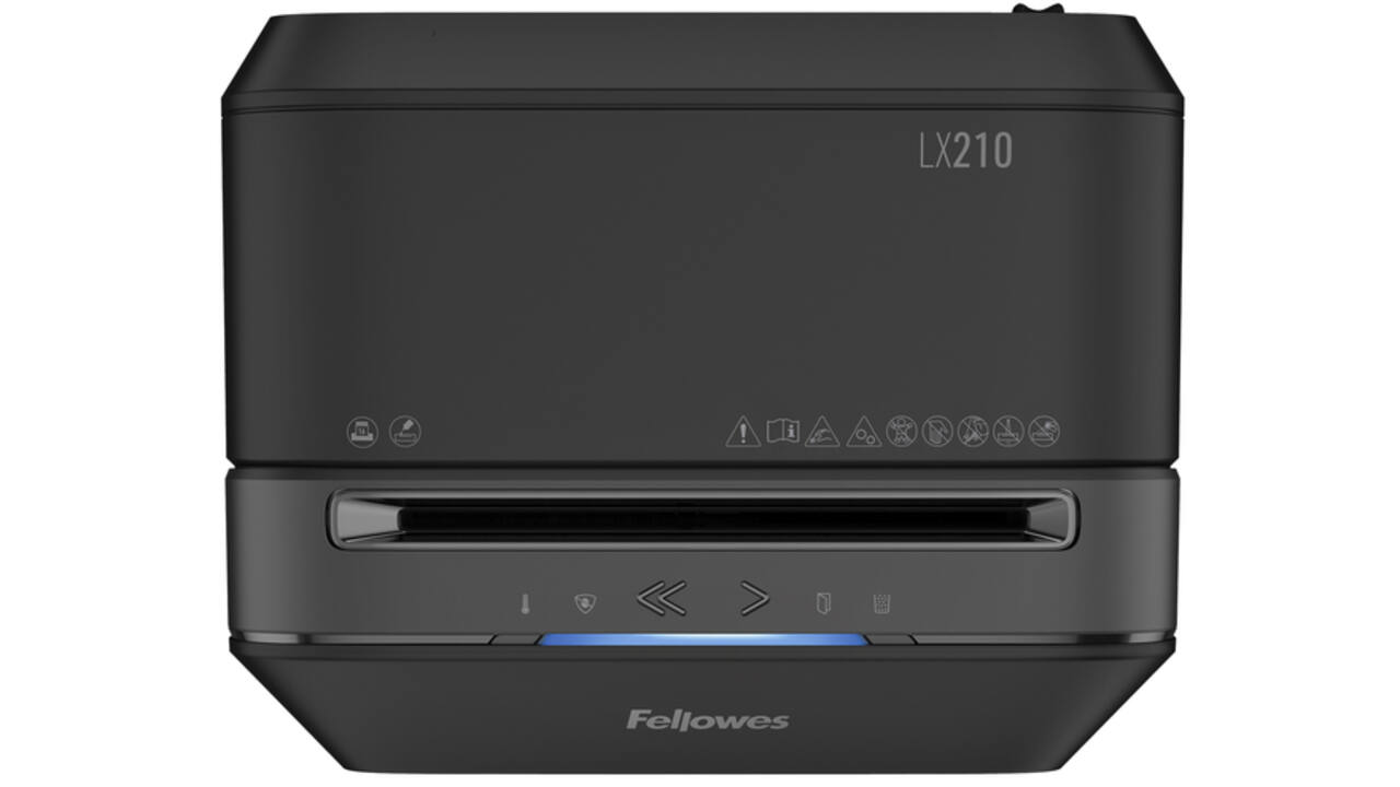 Papiervernietiger Fellowes Powershred LX210 snippers 4x12mm zwart