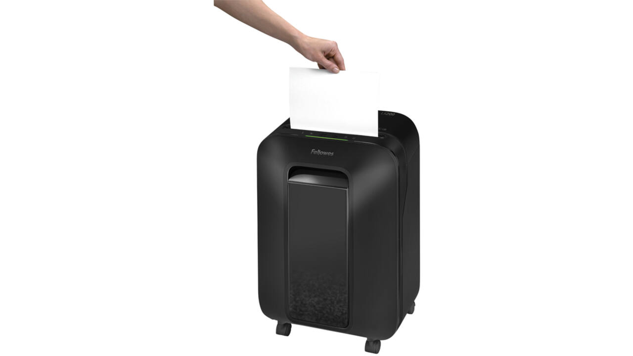 Papiervernietiger Fellowes Powershred LX200 snippers 4x12mm zwart