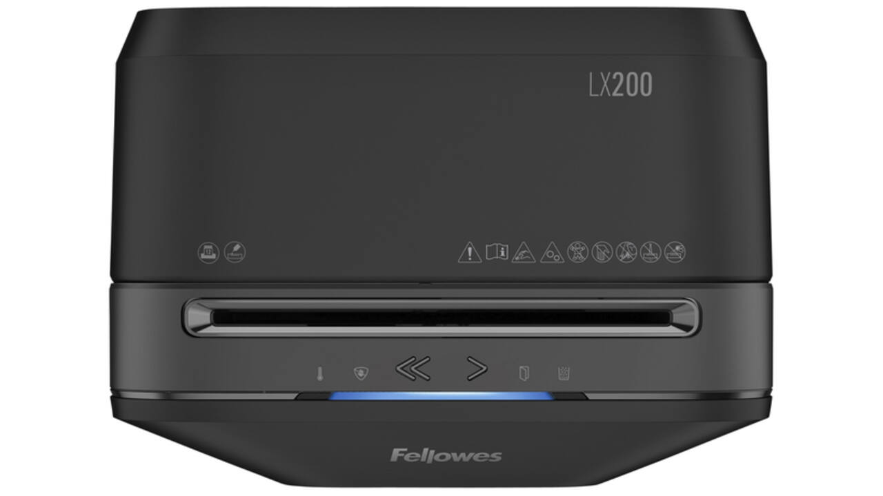 Papiervernietiger Fellowes Powershred LX200 snippers 4x12mm zwart