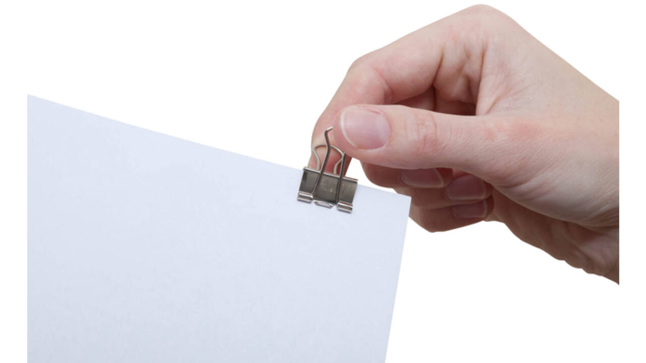 Papierklem MAUL 215 foldback 19mm capaciteit 7mm zilver