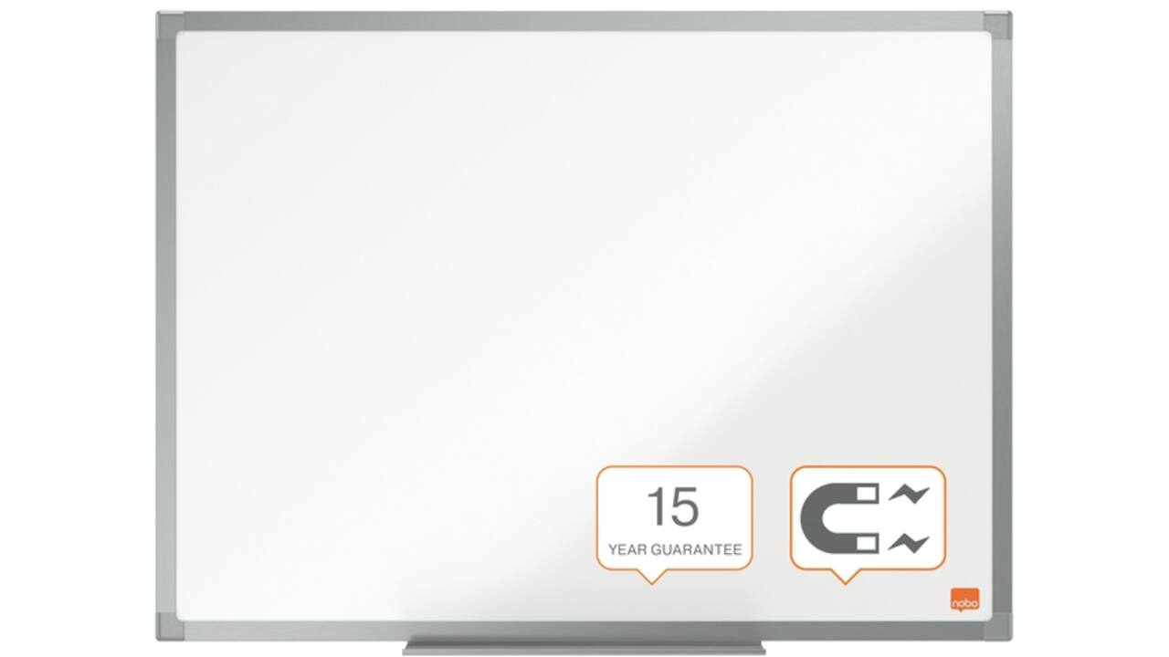 Whiteboard Nobo Essence Magnetisch 45x60cm staal