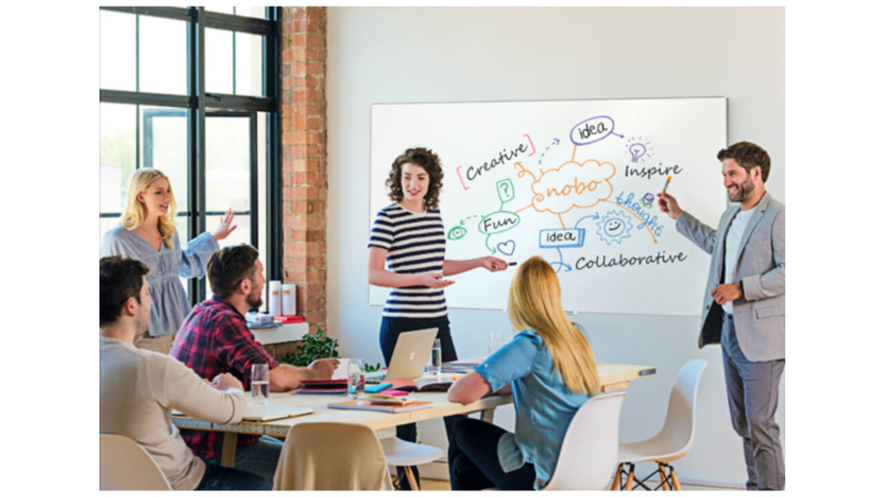 Whiteboard Nobo Impression Pro Widescreen 40x71cm emaille