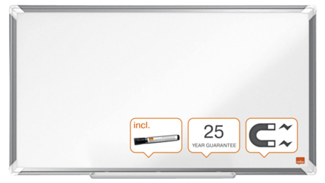 Whiteboard Nobo Premium Plus Widescreen 40x71cm emaille