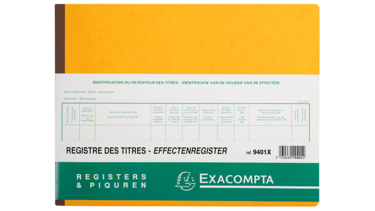 Register Piqure effecten BV SLR 240x320 80vel geel