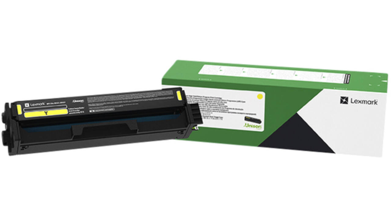 Tonercartridge Lexmark C3220Y0 geel