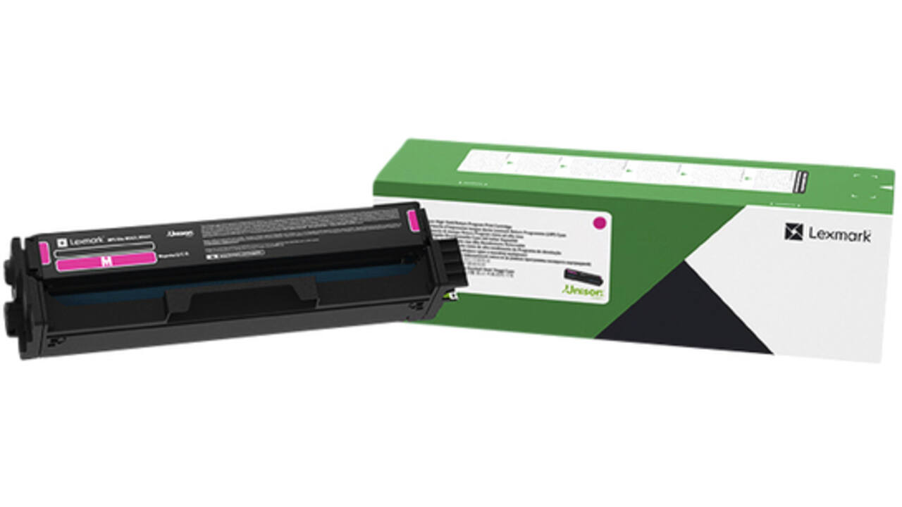 Tonercartridge Lexmark C3220M0 rood