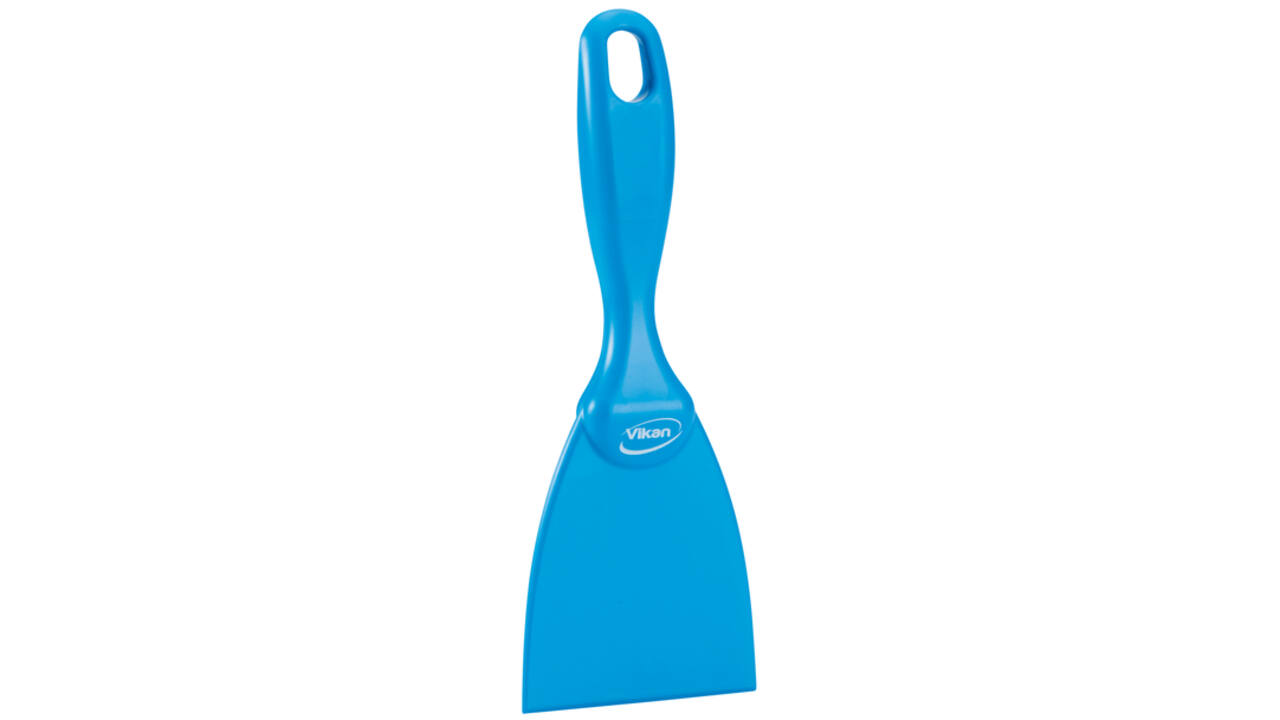 Handschraper Vikan recht 75x210mm blauw