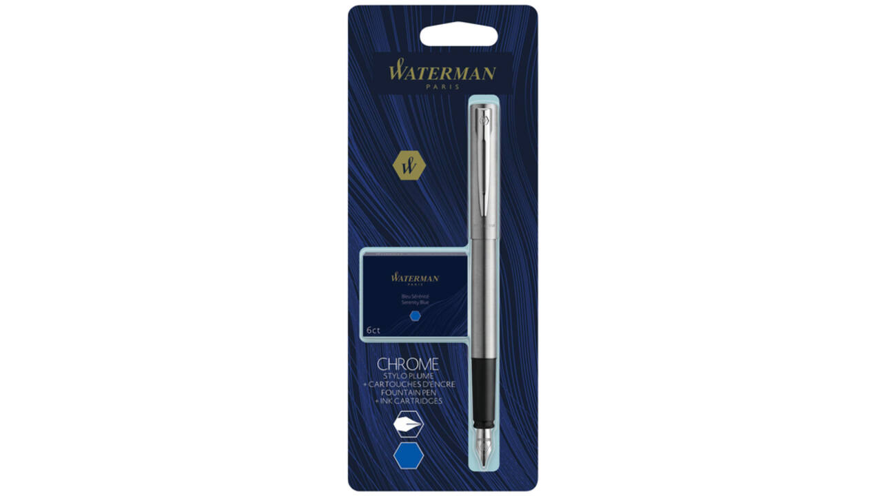 Vulpen Waterman Allure assorti pastel + inktpatronen Blauw