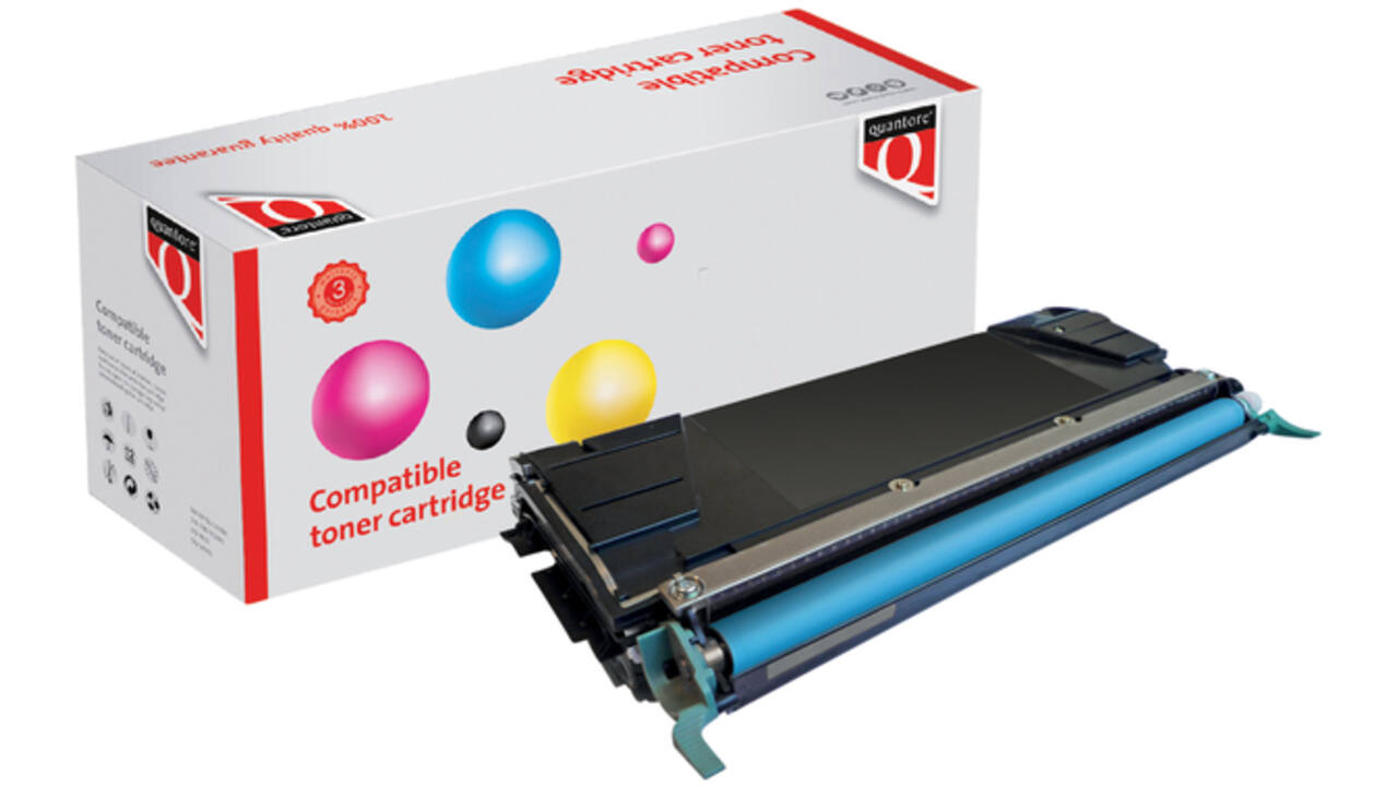Tonercartridge Quantore alternatief tbv Lexmark C748H1CG blauw