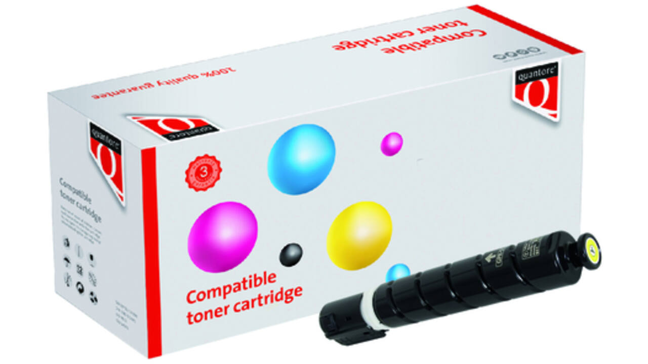 Tonercartridge Quantore alternatief tbv Canon 2185 C 002 geel