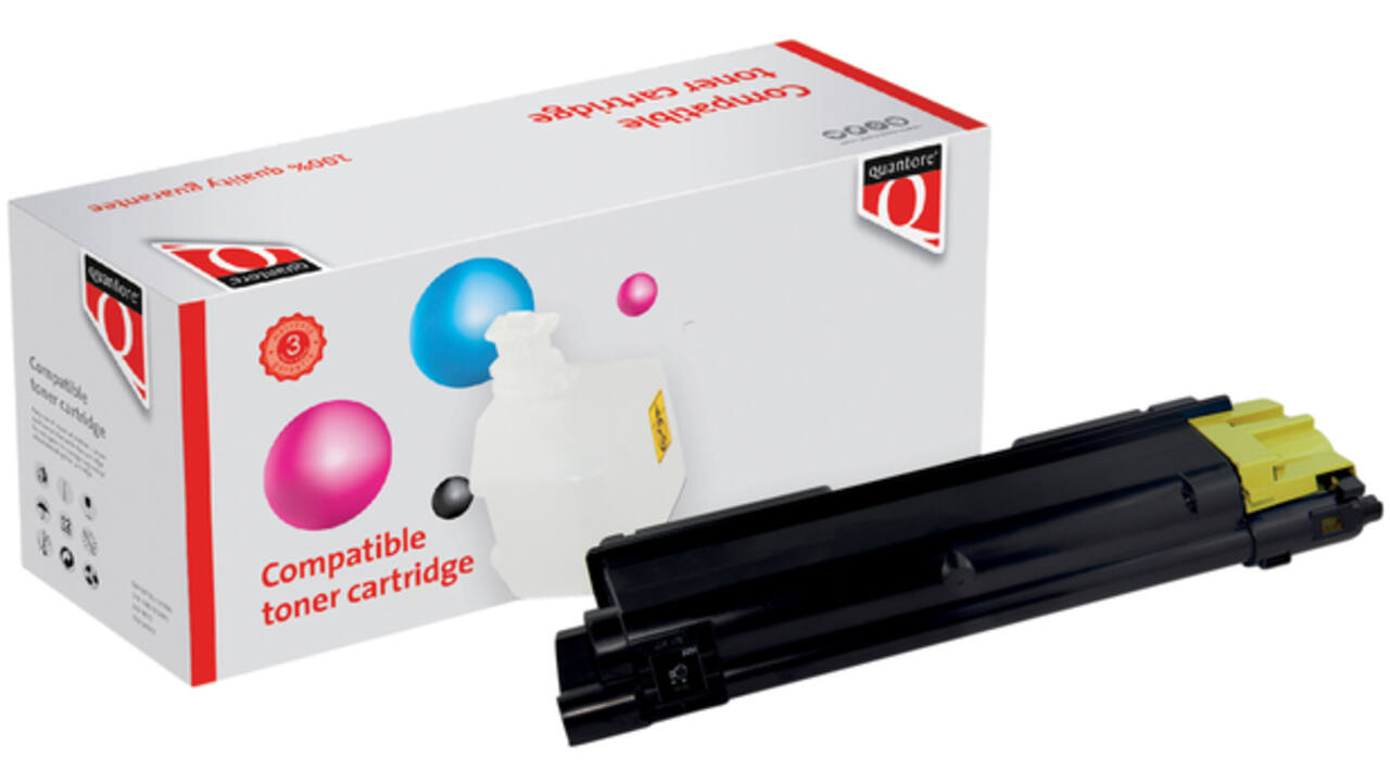 Toner Quantore alternatief tbv Kyocera TK-5135Y geel