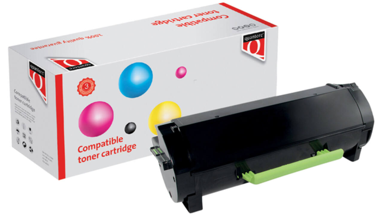 Tonercartridge Quantore alternatief tbv Lexmark 51B2000 zwart