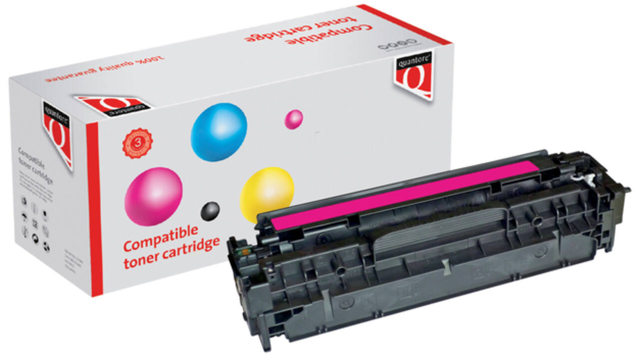 Tonercartridge Quantore alternatief tbv Canon 2660B002 / CRG-718M rood